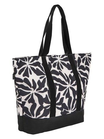 Regatta Strandtas "Boulder" zwart/wit - (B)60 x (H)40 x (D)13 cm