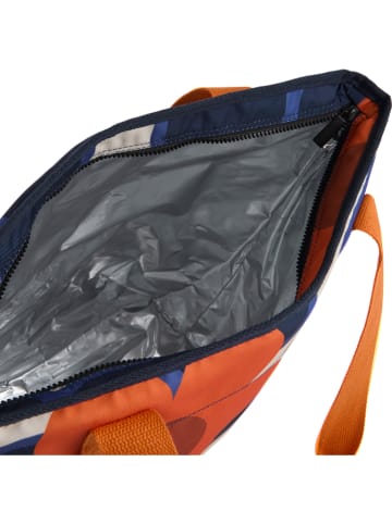Regatta Kühltasche "Orla Kiely" in Orange/ Dunkelblau - (B)46 x (H)37 x (T)14 cm - 16 l