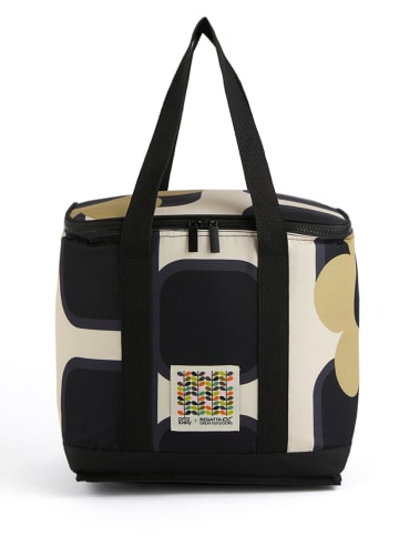 Regatta Kühltasche "Orla Kiely" in Schwarz/ Beige - (B)30 x (H)22 x (T)20 cm - 12 l