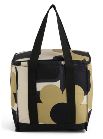 Regatta Kühltasche "Orla Kiely" in Schwarz/ Beige - (B)30 x (H)22 x (T)20 cm - 12 l