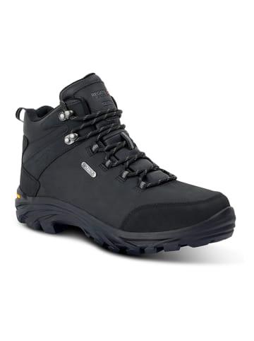 Regatta Leren wandelboots "Burrell" zwart