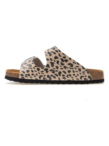 Regatta Pantoletten ''Mia'' in Beige/ Schwarz