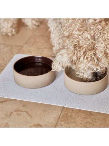 OYOY living design Mata "Koko" w kolorze błękitnym pod miskę dla psa - 34 x 0,15 cm