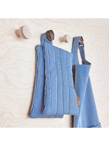 OYOY living design Łapki kuchenne (2 szt.) "Striped Denim" w kolorze niebieskim - 15 x 15 cm