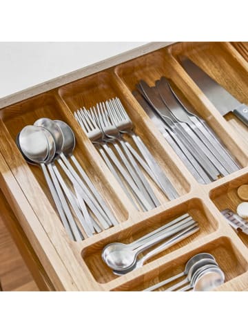 OYOY living design 4-delige set: vorken "Yuka" zilverkleurig - (H)20 cm