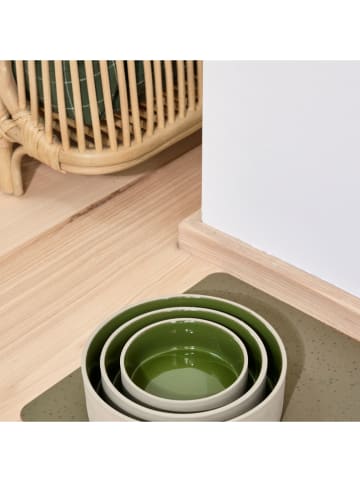 OYOY living design Mata "Koko" w kolorze zielonym pod miskę dla psa - 34 x 0,15 cm