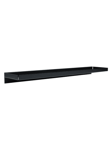 OYOY living design Wandregal "Bakku" in Schwarz - (L)80 x (B)16 x (H)6,5 cm