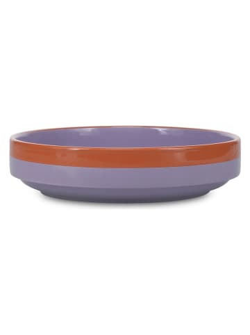 Salt and Pepper Schale "Duo" in Lila/ Orange - (H)5 x Ø 21 cm