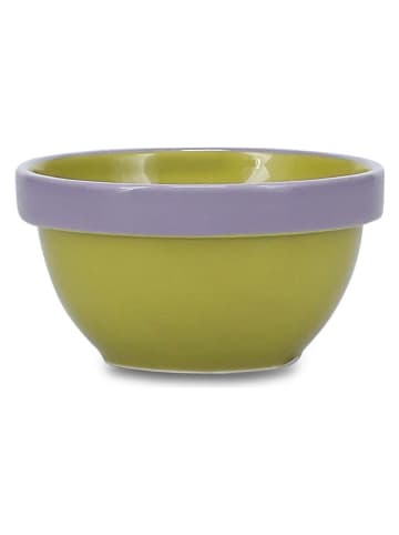 Salt and Pepper Schale "Duo" in Grün/ Lila - (H)5 x Ø 9 cm