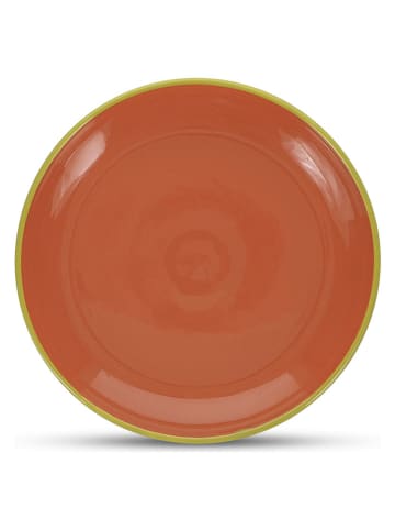 Salt and Pepper Dessertteller ''Duo'' in Orange/ Grün - Ø 18 cm