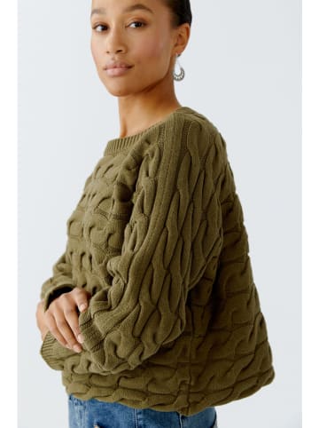 Oui Pullover in Khaki