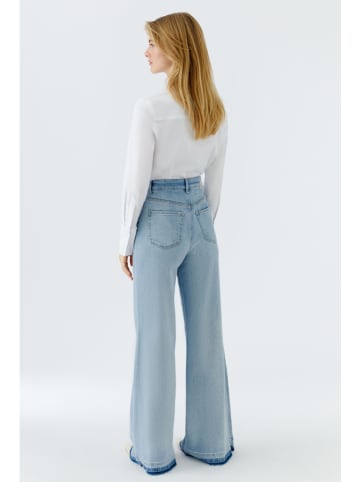 Oui Jeans - Flared fit - in Hellblau