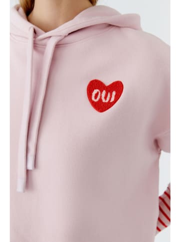 Oui Hoodie in Rosa