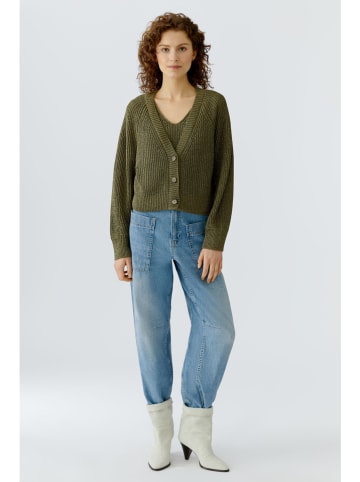 Oui Kardigan w kolorze khaki