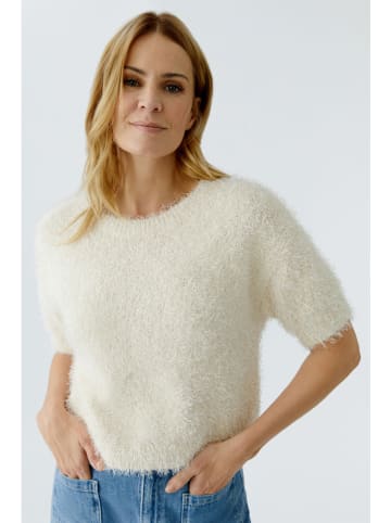 Oui Pullover in Weiß