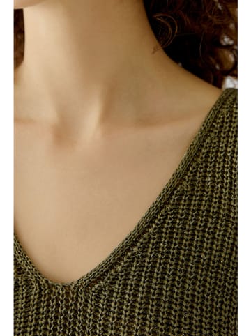 Oui Top in Khaki