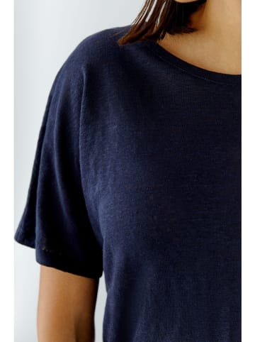 Oui Shirt donkerblauw