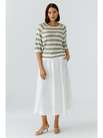 Oui Trui groen/wit