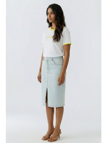 Oui Shirt wit/geel