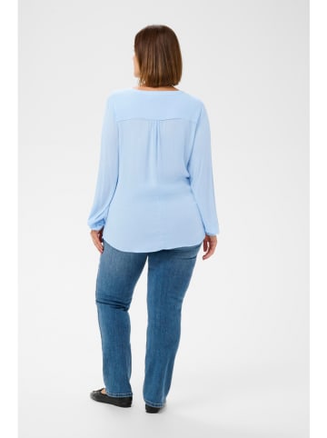 KAFFE curve Blouse lichtblauw