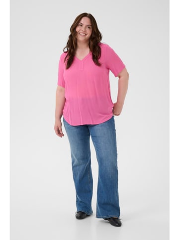 KAFFE curve Blouse roze