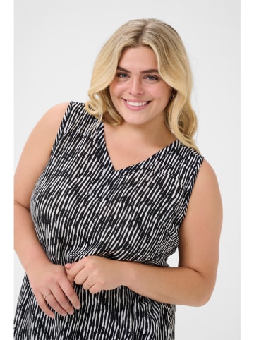 KAFFE curve Top w kolorze czarnym