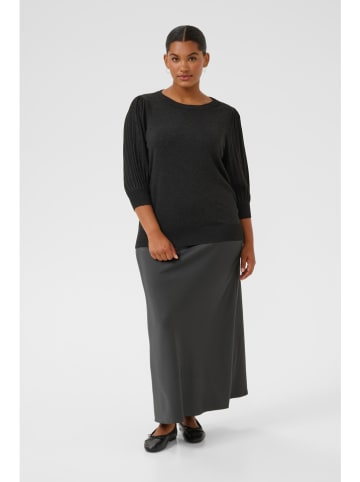 KAFFE curve Pullover in Schwarz