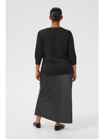 KAFFE curve Pullover in Schwarz
