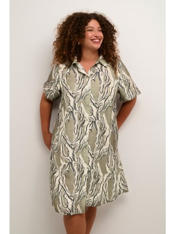 KAFFE curve Jurk groen