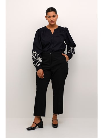 KAFFE curve Bluse in Schwarz