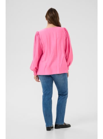 KAFFE curve Blouse lichtroze