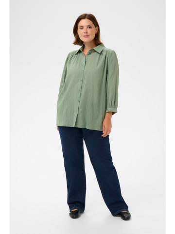 KAFFE curve Blouse groen