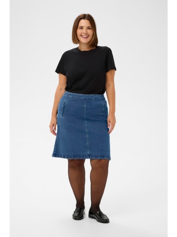KAFFE curve Jeans-Rock in Blau