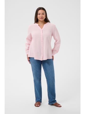 KAFFE curve Hemd in Rosa