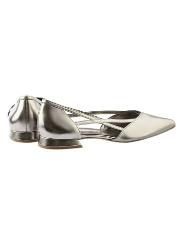 Högl Leder-Ballerinas "Lune" in Silber