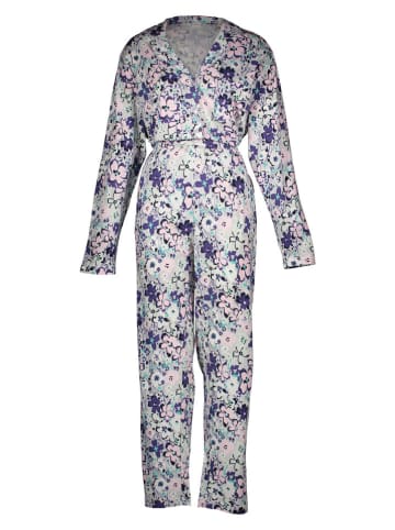 s.Oliver Pyjama grijs/paars/lichtroze