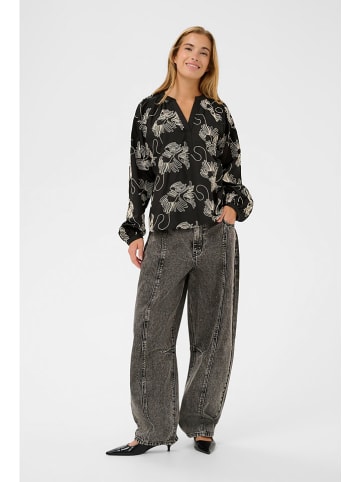 Kaffe Bluse in Schwarz