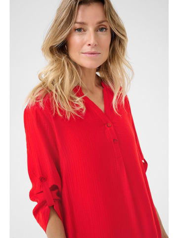 Cream Jurk rood