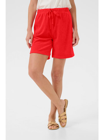 Cream Shorts in Rot