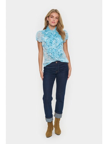 SAINT TROPEZ Blouse turquoise