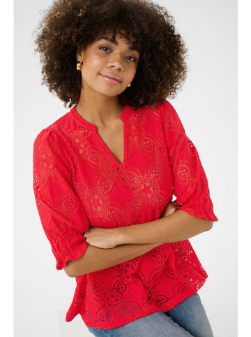 CULTURE Bluse in Rot