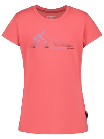 Icepeak Koszulka funkcyjna "Kearny" w kolorze łososiowym