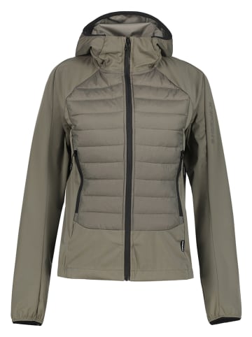 Icepeak Kurtka softshellowa "Delmont" w kolorze szarobrązowym