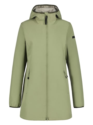 Icepeak Płaszcz softshellowy "Albany" w kolorze zielonym