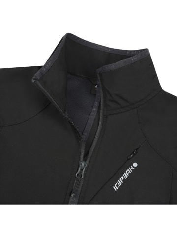 Icepeak Softshellweste "Brush" in Schwarz