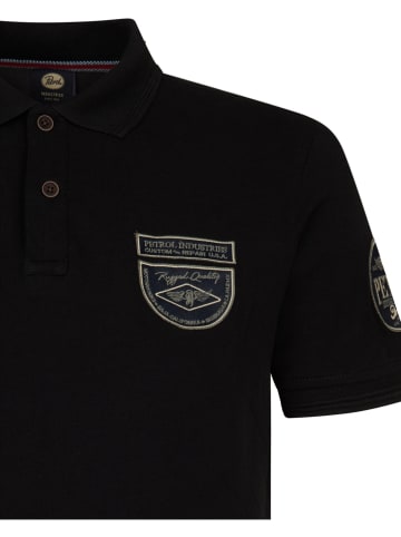 Petrol Industries Poloshirt in Schwarz