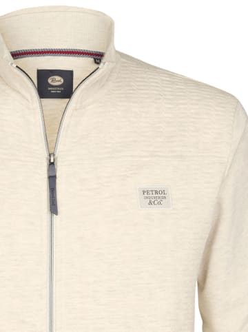 Petrol Industries Sweatjacke in Beige