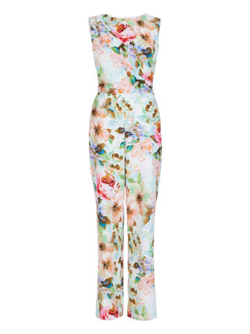 SWING Jumpsuit crème/meerkleurig