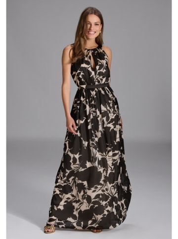 SWING Kleid in Schwarz/ Creme