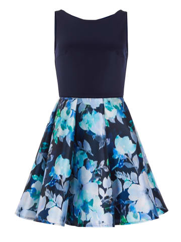 SWING Sukienka w kolorze granatowym ze wzorem